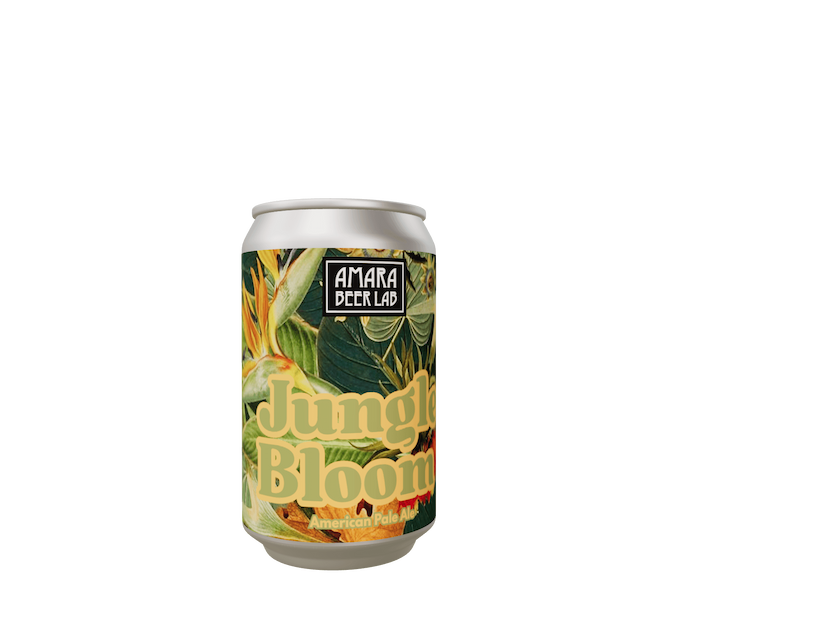 3d rendering for Jungle Bloom beer