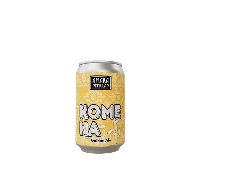 3d rendering for Kome Ha beer
